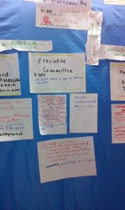Organisational structure emerging