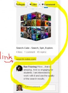 Example of a pin (Eric Sheninger)