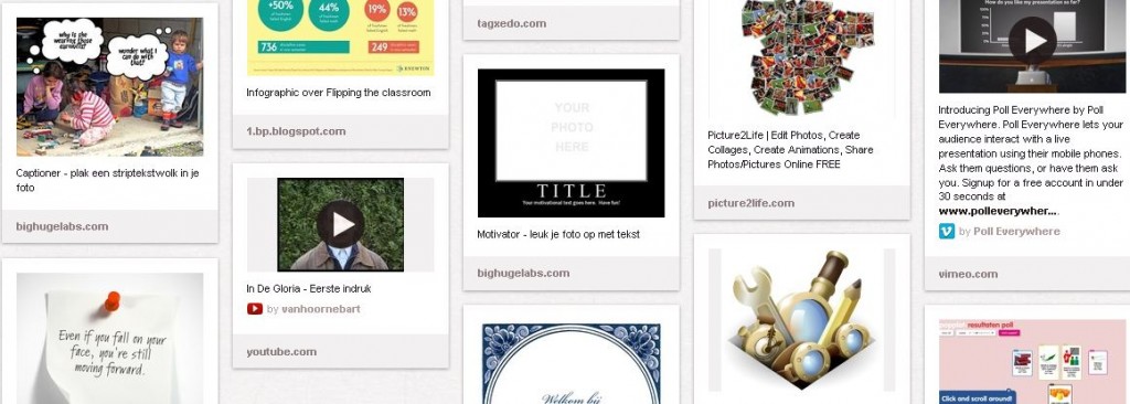 Variety of tools shared, collected on Pinterest