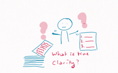 Writing is important for clarity