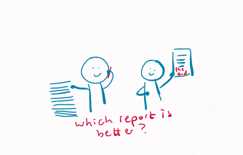 What is a good report?